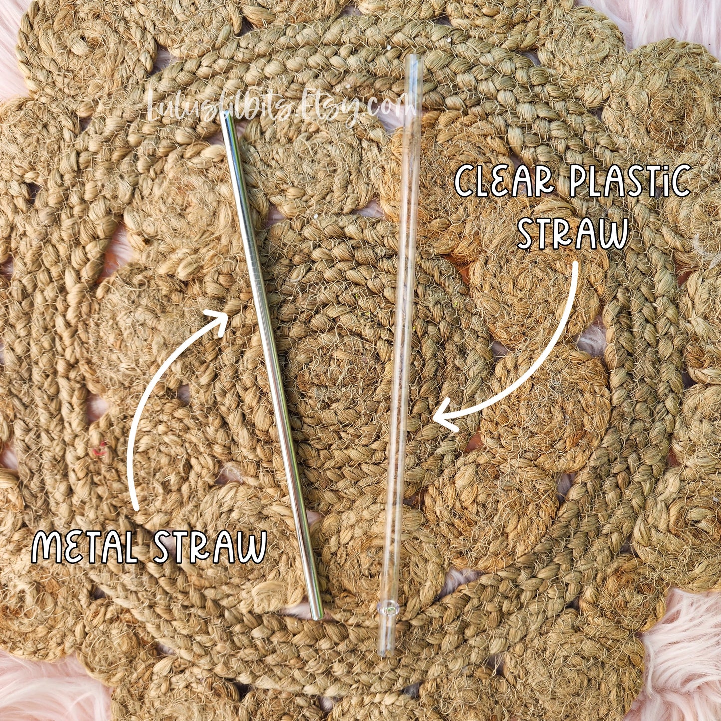 Personalized Name Pink Flower Glass Cup - Made To Order